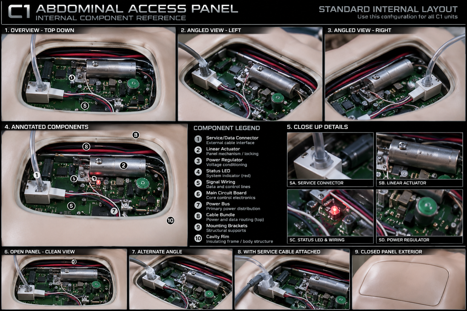 Abdominal Access Panel